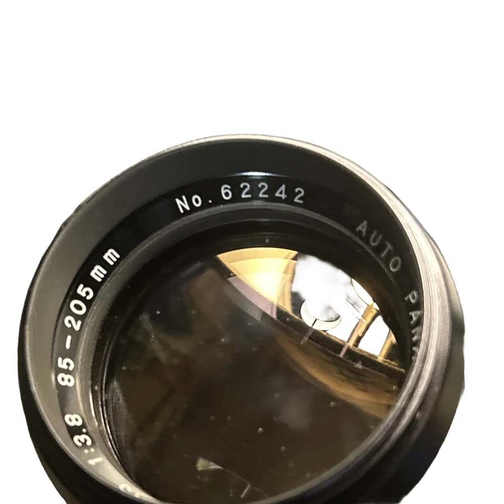 Panagor Tele Zoom Lens 85-205mm Camera Lens - Black and Silver
